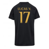 Camiseta Real Madrid Lucas Vazquez #17 Tercera Equipación para mujer 2023-24 manga corta